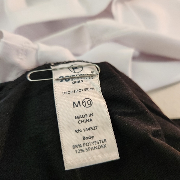90°Degree Polo Shirt and Black Skirt Matching Set, Girls Size 10-NWT - Picture 12 of 12